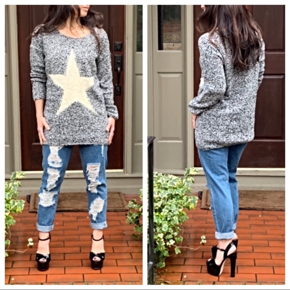 ✨LAST ONE ✨PARIS✨ Star sweater - Picture 5 of 7